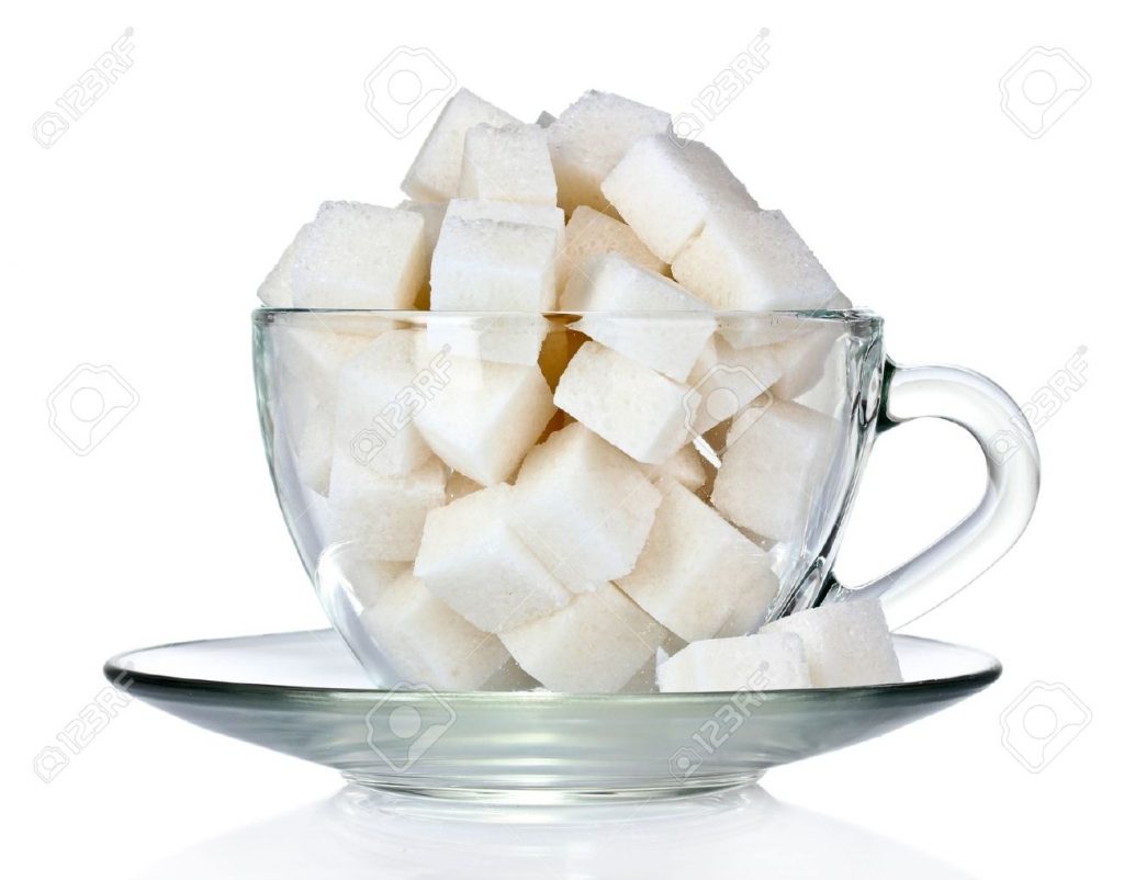 A glass of sugar - 240 grams, a glass of salt - 250 grams