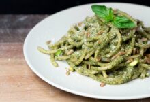 pistachio spaghetti