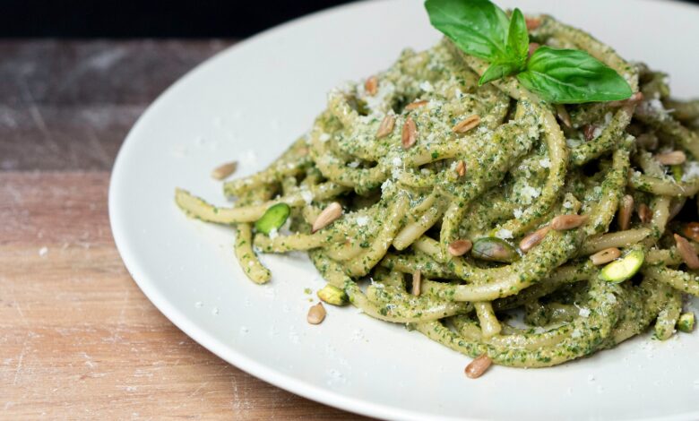 pistachio spaghetti